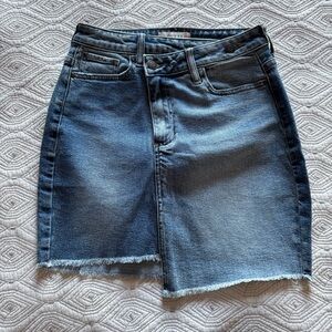 GUESS Y2K WOMEN'S DENIM
ASYMMETRICAL  Jean Mini Skirt Size XS